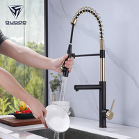 Robinet de cuisine professionnel moderne en acier inoxydable purifier l'eau robinet extractible pulvérisateur mitigeur de cuisine
