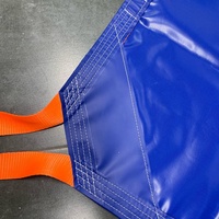 Bâche en PVC verte, bâche en maille étanche et résistante aux UV, robuste, pour couvertures de camion, 100%