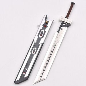 Populaire jeu personnage nuage <span class=keywords><strong>Strife</strong></span> épée fusion modèle porte-clés Pop-out fourreau métal jouet épée porte-clés Premium pendentif - Product Image 3