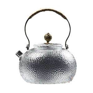 Théière en verre martelé Bingjie avec couvercle, résistante à la chaleur, ensemble à thé Kung Fu - Product Image 5
