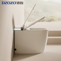S006 Toilette intelligente monobloc allongée avec siège chauffant, télécommande, drainage P-trap/S-trap, design moderne en céramique