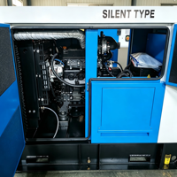 Groupe électrogène diesel intelligent et portable 15KVA 25KVA 40KW 60KVA 220V, générateur dynamo, alimentation de secours stable