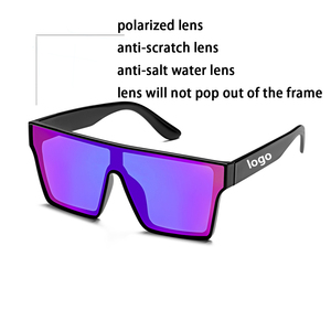 Offray hai svge đầy màu sắc chất lượng cao tùy chỉnh thiết kế logo thời trang tac Lens đen TR90 khung phân cực Kính mát nam nữ - Product Image 2