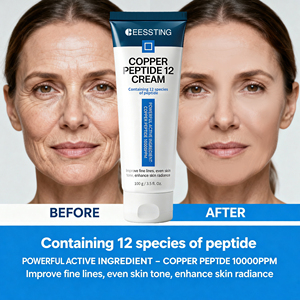 Crème Visage Quotidienne Hydratante, Éclaircissante et Raffermissante Anti-rides OEM ODM au Peptide de Cuivre Bleu GHK-Cu - Product Image 2