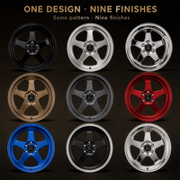 Jantes forgées grises massives à 5 branches, 3 pièces, à déport profond, 19 20 21 pouces, 5x112, 6061-T6 pour Lexus, jantes personnalisées, direct usine, alliage sport