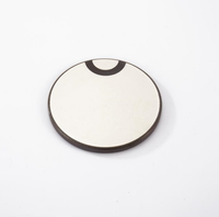 Transductor ultrasónico PZT4 PZT5 de alto rendimiento, disco piezoeléctrico de cerámica, 1MHz, 2MHz, 3MHz, disco de cerámica ultrasónico, placa de cerámica piezoeléctrica