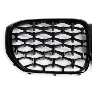 Grille noire brillante ABS de haute qualité pour <span class=keywords><strong>BMW</strong></span> <span class=keywords><strong>X5</strong></span> G05 2019 + grille de pare-chocs avant automatique de style diamant - Product Image 6
