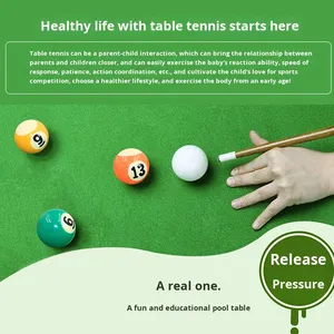 Cheap <b>Folding</b> <b>Legs</b> Children Use Multi-Function Billiard Foldable Indoor Pool <b>Table</b> for Sale Indoor Pool <b>Table</b> Indoor Pool <b>Table</b> - Product Image 4