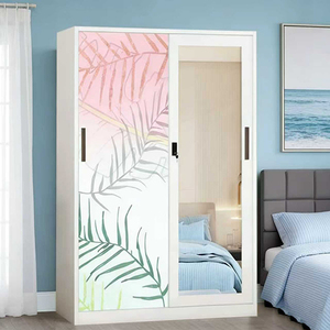 Armoire de rangement sur mesure en métal chinois, autoportante, moderne, durable, grande capacité, avec portes coulissantes, pour chambre, villa, hôtel - Product Image 3