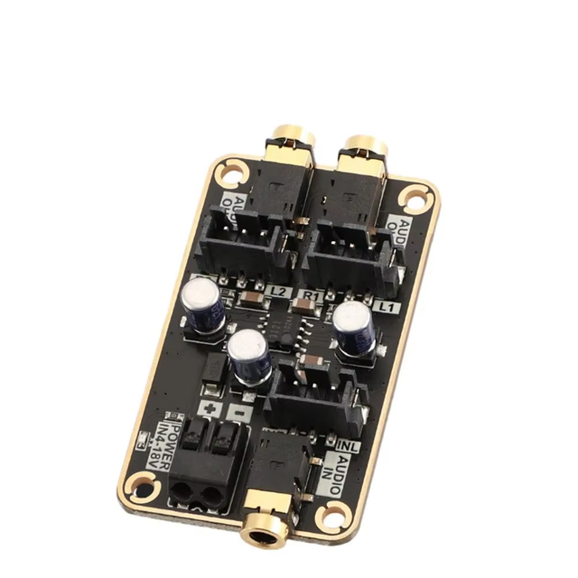 DC4-18V Audio Isolation Noise Reduction Module Sound Box DSP Common Ground Noise Elimination Module