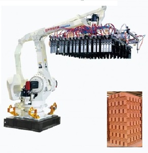 Brick <strong>Robot</strong> Automatic Clay Brick Stacker Stacking Laying Setting <strong>Robot</strong> Arm for Brick Making Production Line Price - Product Image 1
