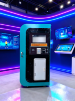 Station de distribution d'eau purifiée par osmose inverse commerciale avec lecteur de cartes sans contact et terminal de paiement Nayax