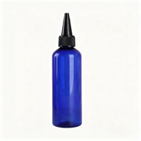 Bouteille en PET de 300 ml pour lotion cosmétique, gel capillaire, thé, avec bouchon à bec verseur, emballage personnalisé et impression sérigraphique 20/50/60/100/120 ml