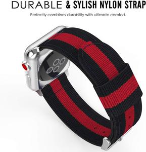 Nhà Máy Vật Liệu Tái Chế Đồng Hồ Trường Hợp Pulsera Reloj Dây Đeo Nylon Smartwatch Ban Nhạc Cho Sang Trọng <span class=keywords><strong>Iphone</strong></span> Apple Watch Ban Nhạc Dây Đeo - Product Image 5