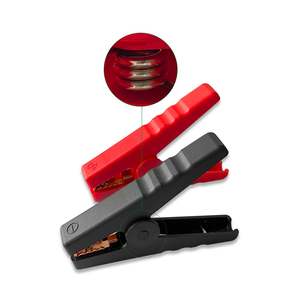 Noir et rouge isolé câbles de cavalier Boost Clips camion voiture batterie de stockage pinces de Test électroniques sonde de plomb pinces crocodiles - Product Image 3