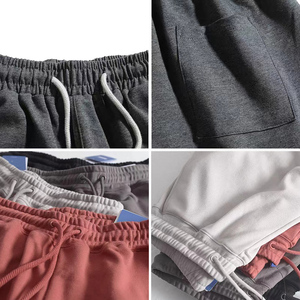 Oem Shorts da Jogger estivi in cotone 100% francese in bianco grigio bianco stampato in stile <span class=keywords><strong>Cargo</strong></span> per <span class=keywords><strong>uomo</strong></span> - Product Image 2