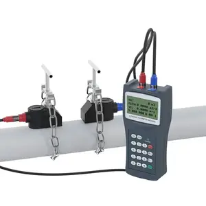 Copper pipe smart water flowmeter portátil digital display handheld ultrasonic flow meter