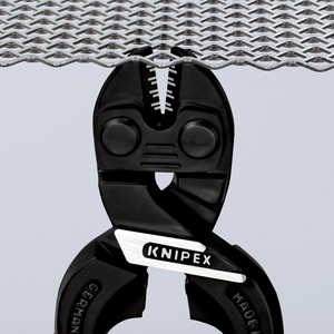 KNIPEX 71 01 160 Alicates de corte de doble palanca CoBolt S con revestimiento de plástico negro 160 mm - Product Image 6