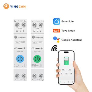 חדש YCB-63G ירוק tuya חכם מיני wifi חכם מתג 1p + n 63a מעגל מפסק - Product Image 3