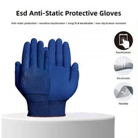Gants tactiles confortables et légers, antidérapants, résistants à l'abrasion, protection ESD, modèle SMXL, fabriqués en Chine, pour le travail
