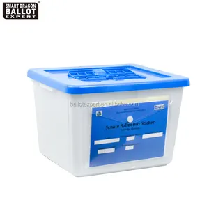 Election Plastic Box Custom 40 60 100 Liter Parliament President Election Box Clear Plastic Ballot Box For Election