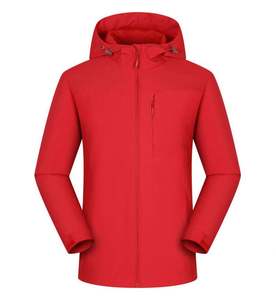 Custom Logo Sportswear Woolen Plush Knitting Wholesale Soft <b>Shell</b> Pullover Jacket Hoodie Jacket Waterproof Breathable Zipper - Product Image 6