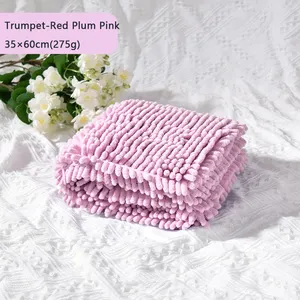 Factory Wholesale Chenille Comfortable Soft Bath Absorbent Pet Towel High Quality Microfiber Pet Towel For Sale