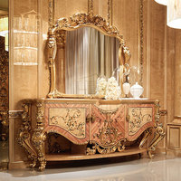 Ensemble de canapé Chesterfield carré européen de luxe à trois places avec canapé-lit, pieds en bois massif, couleur et taille personnalisables