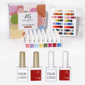 AS Gel Polish – ensemble de Vernis à ongles <span class=keywords><strong>Semi</strong></span>-<span class=keywords><strong>Permanent</strong></span> <span class=keywords><strong>Uv</strong></span>, étiquette privée, 48 couleurs, cadeau, avec tableau - Product Image 4
