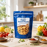 Sachets d'emballage plastique refermables personnalisés, résistants aux déchirures, de qualité alimentaire, pour petites quantités et snacks, vente au détail