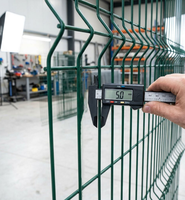 Clôture en treillis soudé galvanisé à chaud, tissage hollandais, modèle personnalisable, panneau de clôture de sécurité thermolaqué pour aéroport