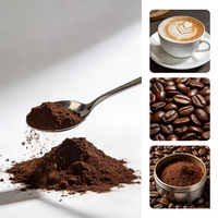 Café instantané Reishi à étiquette privée OEM/ODM, goût neutre, sans sucre, mélange adaptogène, extrait de Ganoderma, poudre de café de qualité supérieure