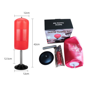 Ballon de boxe de bureau à ventouse pour enfants et adultes, ballon de frappe gonflable pour soulager le stress et la tension à la maison et au bureau - Product Image 3