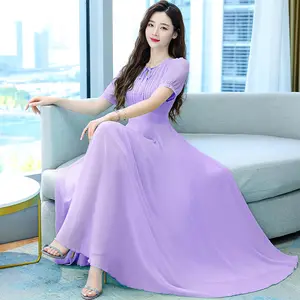 Chic chiffon maxi dresses In A Variety Of Stylish Designs - Alibaba.com