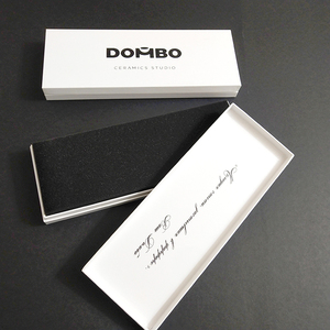 Boîte-cadeau <span class=keywords><strong>en</strong></span> <span class=keywords><strong>carton</strong></span> <span class=keywords><strong>rigide</strong></span> de type LOW quantité minimale de commande avec couvercle super <span class=keywords><strong>rigide</strong></span> personnalisé et plateau intérieur <span class=keywords><strong>en</strong></span> éponge noire emballage pour <span class=keywords><strong>assiette</strong></span> <span class=keywords><strong>en</strong></span> céramique - Product Image 5