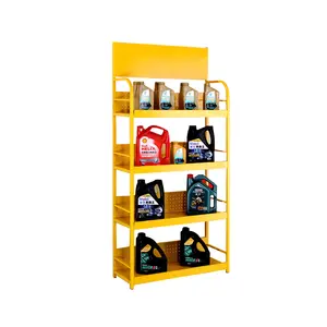 Factory Customized Car Battery Display Rack Engine Oil Display Rack Motor Oil Display Rack