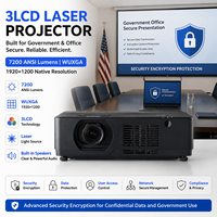 Projecteur laser 3LCD 7200 ANSI Lumens Wuxga avec contrôle réseau pour salle de réunion hybride