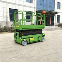 Plateforme élévatrice à ciseaux autopropulsée hydraulique de 12 m, table de travail électrique extensible pour l'entretien des serres commerciales