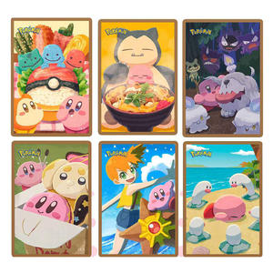 Zeldzame Anime-personages Pokémon Creatieve Kunstplaten Set Snorlax Promopakketten Collectie Kaarten Spel Kaartspel Speelgoed Cadeau - Product Image 3