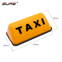 Nouvelle lumière de toit de taxi LED SMD 12V EURS, montage magnétique universel en caoutchouc, jaune et blanc, 21W, garantie 12 mois