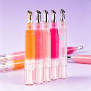 Huile à lèvres vegan changeante de couleur selon la température, avec acide hyaluronique, effet repulpant, brillance des lèvres, non collante, longue tenue, 14 couleurs, teinte à lèvres réactive au pH - Product Image 1