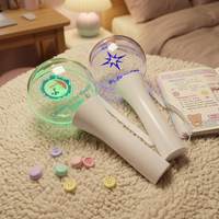Bâton lumineux LED en acrylique personnalisé, stylo lumineux, accessoire de cheering Kpop pour concerts, fêtes et événements promotionnels