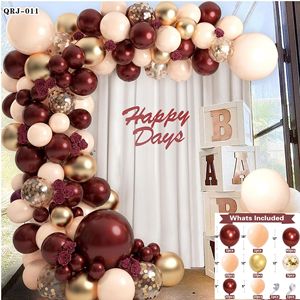 Set decorativo palloncini per feste di san valentino palloncini <span class=keywords><strong>rosa</strong></span> palloncino Kit di coriandoli palloncini in lattice per feste di buon compleanno