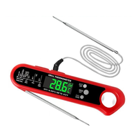 Longue sonde LCD thermomètre de gril numérique lecture instantanée thermomètres alimentaires de cuisine domestique thermomètre de barbecue de cuisson électrique intelligent