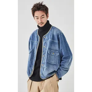 Veste en jean pour hommes Vente en gros à la mode assortie - Product Image 1