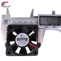 Ventilateur de refroidissement industriel à faible puissance, 5015x50x15mm, portable, étanche, 50mm