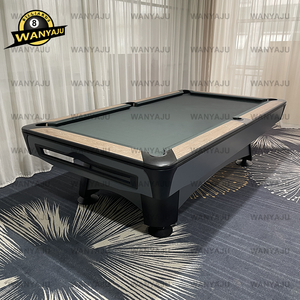 Table de billard professionnelle américaine <span class=keywords><strong>à</strong></span> 9 balles Table de billard de qualité tournoi Table d'ardoise Bed9ft Système de retour de balle automatique Accessoires gratuits - Product Image 2