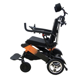 Silla <span class=keywords><strong>de</strong></span> <span class=keywords><strong>Ruedas</strong></span> Eléctrica Plegable Portátil Moderna con Marco <span class=keywords><strong>de</strong></span> Aleación Rígida y Ligera para Parálisis Cerebral, para Personas con Discapacidad - Product Image 1