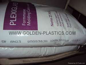 Granulés de matière première plastique PMMA vierge, qualité de moulage 8N 0V200 ZK5BR, résine acrylique transparente à haute résistance aux chocs, 25 kg/sac - Product Image 2