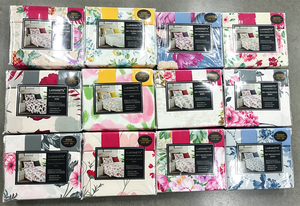 Ultra Zachte Luxe Bloemen Dekbed 6Pc King <span class=keywords><strong>Size</strong></span> Microfiber Polyester Beddengoed Sets Voor Bruiloft Bloemenpatroon - Product Image 6